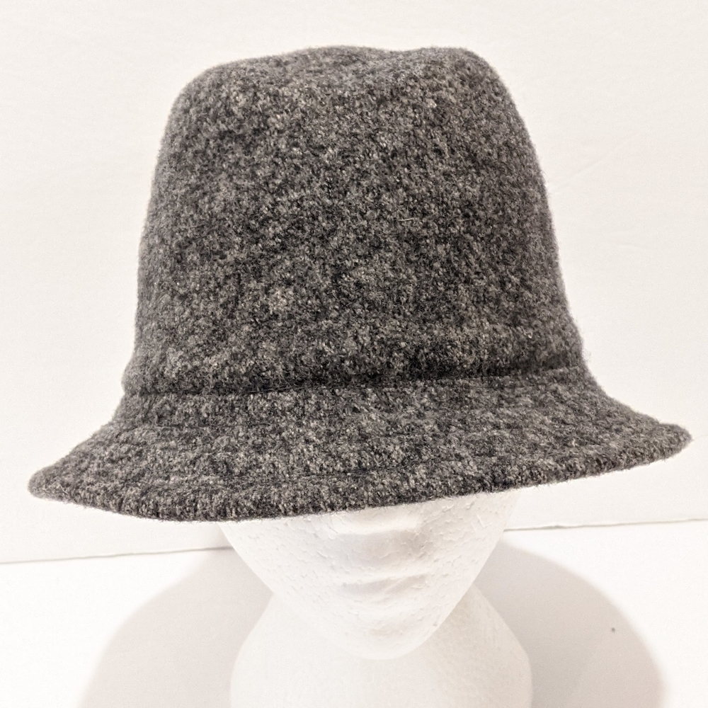Gray Wool Bucket Hat - Women's Fashion Hat